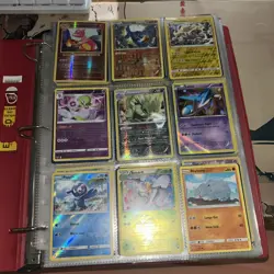 lot of pokemon cards binder 243 rare cards - Image 1