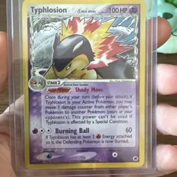 LP Typhlosion 12/101 Dragon Frontiers Holo Rare Pokemon Card - Image 3