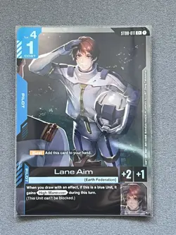 Lane Aim Alternate Art Foil - ST08-011 C+ NM - Gundam TCG Card Game Bandai - Image 1