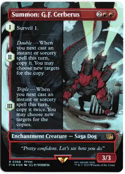 Summon: G.F. Cerberus (Borderless) R FINAL FANTASY 368 NM - Image 1