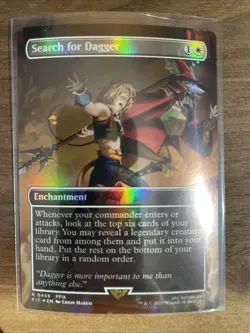 Search for Dagger (Borderless) (Foil) R0459 Final Fantasy FIC Magic MTG NM - Image 1