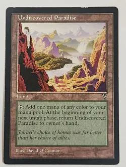Regular Undiscovered Paradise Visions MtG - Image 1