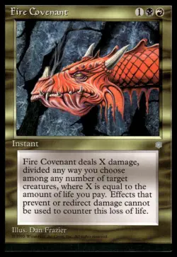 MTG Ice Age - Fire Covenant - Lightly played - Image 1