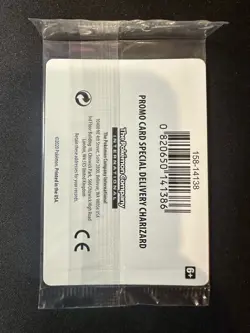 Special Delivery Charizard Holo SWSH75 SEALED UK Exclusive Promo Pokemon [NM] (4 - Image 2