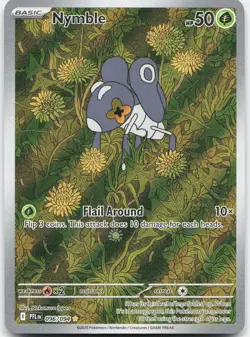 Nymble 096/094 Illustration Rare Phantasmal Flames Pokemon Near Mint - Image 1