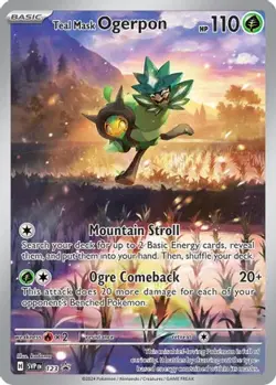 Teal Mask Ogerpon 123 Holo Promo Scarlet & Violet Promo Pokemon Near Mint - Image 1