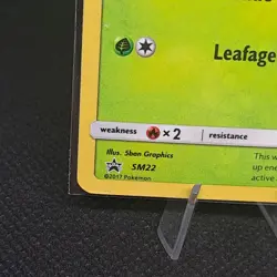 2017 Pokemon, Sun & Moon Promos, #SM22 Rowlet, Holo Black Star Promo NM - Image 3