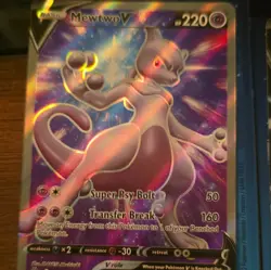 Pokemon Mewtwo V Holo Card Lot - 3 Cards - V - SWSH223, SWSH229, 030/078. - Image 3