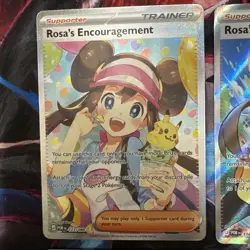 Pokemon Perfect Order Rosa's Encouragement Trainer Full Art Set - Image 2