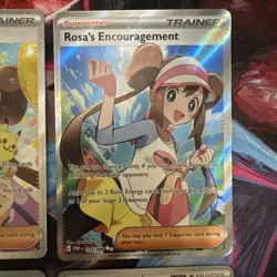 Pokemon Perfect Order Rosa's Encouragement Trainer Full Art Set - Image 3