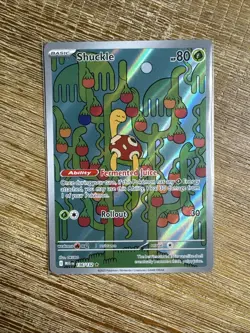 Shuckle - Illustration Rare ME01: Mega Evolution 136/132 NM English Pokemon Card - Image 1