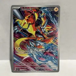 Pokemon Zeraora 151/142 SV07 Stellar Crown Illustration Rare Holo English - Image 1