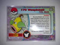 Topps Chrome Pokemon Weepinbell #70 NM/M (A) - Image 2