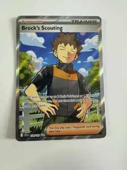 Brock's Scouting 179/159 Ultra Rare Pokemon Journey Together NM - Image 1