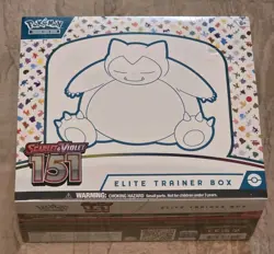 NEW Pokemon Scarlet & Violet 151 Elite Trainer Box ETB Sealed SLIGHT TEAR - READ - Image 1