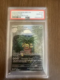 Pokemon 2025 mega evolution exeggutor 135/132 Psa 10 - Image 1