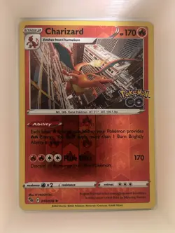 Charizard 010/078 Pokemon GO Reverse Holo - Image 1