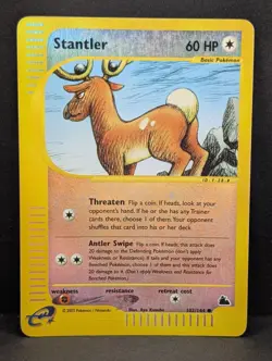 Stantler 102/144 Skyridge Reverse Holo Rare Pokemon TCG Nintendo MP+ - Image 1