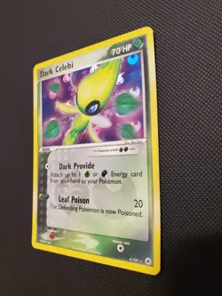 Pokemon TCG Dark Celebi Holo Rare Card #4/101 Hidden Legends Series (MP) - Image 3
