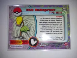 Topps Chrome Pokemon Bellsprout #69 NM/M (A) - Image 2