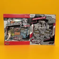 Pokemon Black Bolt and White Flare Binder + Poster Collection Sam's Club Bundles - Image 1