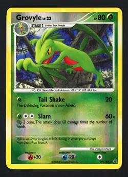 Grovyle Reverse Holo 39/100 Stormfront Uncommon Pokemon TCG - Image 1