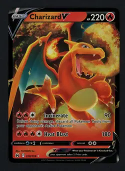 Charizard V 018/159 Crown Zenith Holofoil Ultra Rare Pokemon TCG - Image 1
