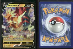 Dracozolt V 058/203 Holo V Rare Evolving Skies Pokemon NM/M - Image 3