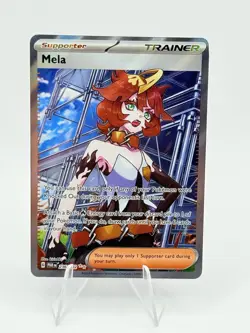 Pokemon TCG - Mela 236/182 - Paradox Rift Ultra Rare Full Art Trainer Holo - Image 1
