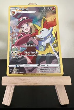 Braixen TG01/TG30 | Holo | Silver Tempest Trainer Gallery | NM | Pokemon - Image 1