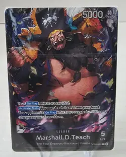One Piece Starter Deck English ST27 Blackbeard Marshall D Teach Deck Only Sealed - Image 1