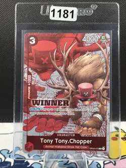 Tony Tony Chopper RARE WINNER CHAMPIONSHIP ALT ART OP04-010 ONE PIECE TCG (1181) - Image 1
