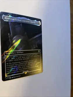 Rammas Echor Ancient Shield Borderless Surge Foil Card #0549 MTG LP - Image 2