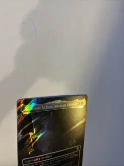Rammas Echor Ancient Shield Borderless Surge Foil Card #0549 MTG LP - Image 3