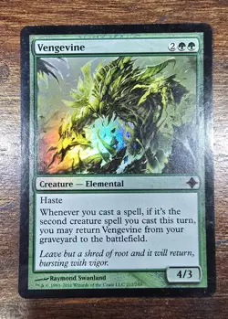 Vengevine Rise of the Eldrazi Foil MTG LP Magic Card - Image 1