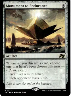 MTG Monument to Endurance Aetherdrift HOLO #237 - Image 1