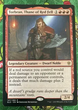 MTG TORBRAN THANE OF RED FELL MYTHIC RARE MAGIC THE GATHERING DWARF COMMANDER - Image 1