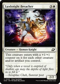 Luxknight Breacher - Foil - Edge of Eternities #0026 MTG Magic The Gathering - Image 1