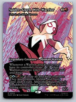 Spider-Gwen, Web-Warrior - Najeela, the Blade-Blossom (Borderless) Regular - Image 1