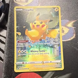Pokemon Pikachu GG30/GG70 Crown Zenith Galarian Gallery Full Art UR Holo EN - Image 1