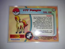 Topps Chrome Pokemon Ponyta #77 NM/M (A) - Image 2