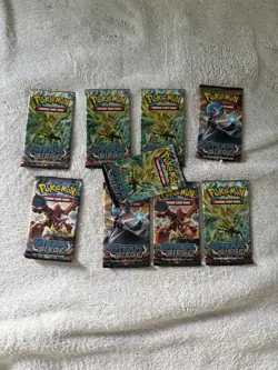Pokemon Steam Siege 9x Loose Booster Packs 820650801334 - Image 1