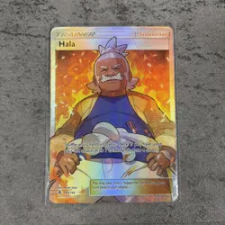 Hala Full Art 143/145 Pokemon Guardians Rising Holo Ultra Rare LP - Image 1