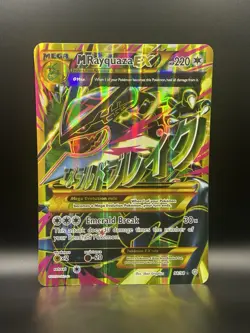 Pokemon JUMBO/Oversized Card Mega M Rayquaza EX Full Art XY 98/98 - Image 1
