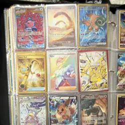 Pokemon TCG Fusion Strike Binder Lot - V/VSTAR Holo Pikachu Charizard Lugia - Image 2
