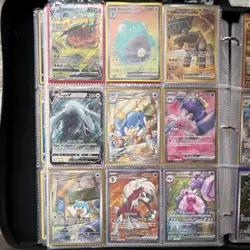 Pokemon TCG Fusion Strike Binder Lot - V/VSTAR Holo Pikachu Charizard Lugia - Image 3