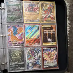 Pokemon TCG Fusion Strike Binder Lot - V/VSTAR Holo Pikachu Charizard Lugia - Image 4