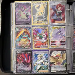 Pokemon TCG Fusion Strike Binder Lot - V/VSTAR Holo Pikachu Charizard Lugia - Image 5