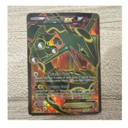 Rayquaza EX 123/124 Dragons Exalted Ultra Rare Full Art Holo Basic 170 HP - Image 1