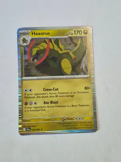 Haxorus 070/086 Holo Rare Black Bolt Pokemon Holo Near Mint - Image 1